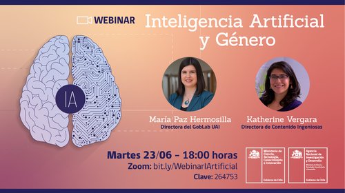 Ministerio de Ciencia invita a webinar sobre sesgos de género en Inteligencia Artificial