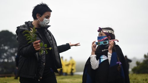 Ministerio de Ciencia destacó vínculo intercultural del eclipse total de sol