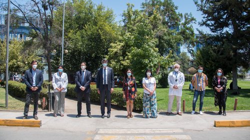 Desde el Hospital Sótero del Río el Ministro de Ciencia destacó la realización del ensayo clínico de la vacuna Sinovac en Chile