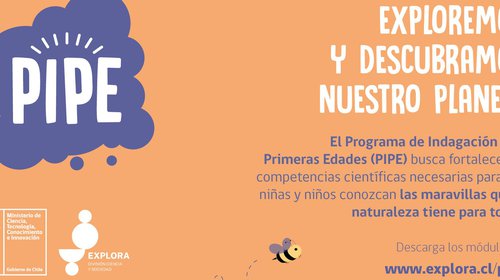 Programa Explora de MinCiencia disponibilizó nuevos recursos educativos para desarrollar competencias científicas en las primeras edades