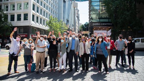 Intervención ciudadana en el centro de la capital dio el vamos a las actividades de la semana de la Astronomía