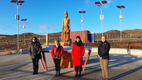 Tercer día de actividades en la Macrozona Austral: Subsecretaria de Ciencia, Tecnología, Conocimiento e Innovación, Carolina Gainza, en conversatorio con representantes de la comunidad Selk’nam: “toda la investigación debe ser respetuosa”