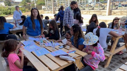 MinCiencia llevó conocimiento y entretención a niñas y niños afectados por incendios