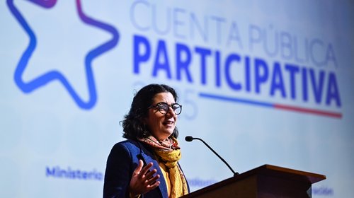 Con anuncio de 0,41% de Gasto en I+D, ministra Aisén Etcheverry presentó Cuenta Pública 2025 en Rancagua