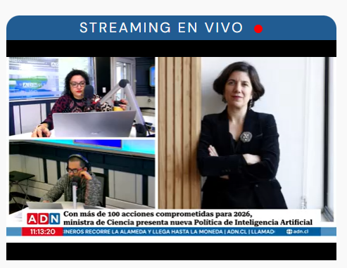 Nueva Política de Inteligencia Artificial: ministra de Ciencia Aisén Etcheverry detalla documento que guiará el desarrollo de la tecnología en el país